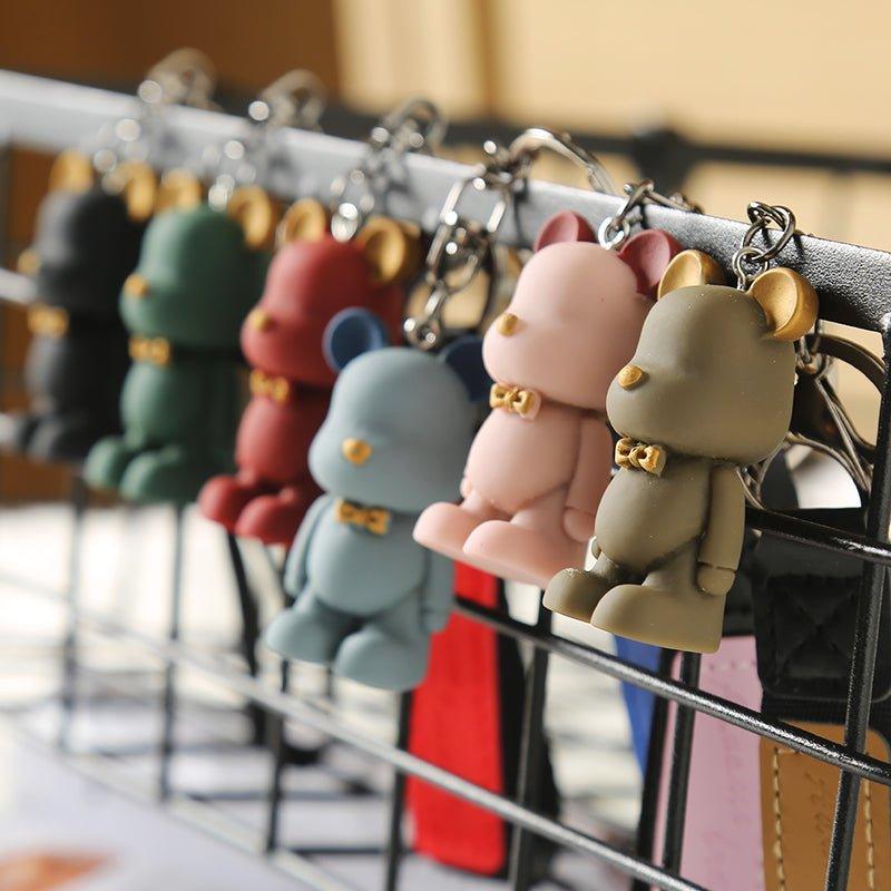 Fashion Nordic Bow Tie Bear Keychain Pendant Charm TO-010017 - CHL-STORE 