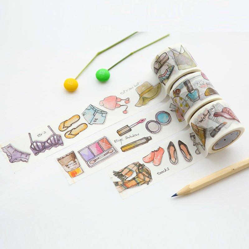 Fetish washi tape Hand account illustration decorative tape NP-H7TAY-006 - CHL-STORE 