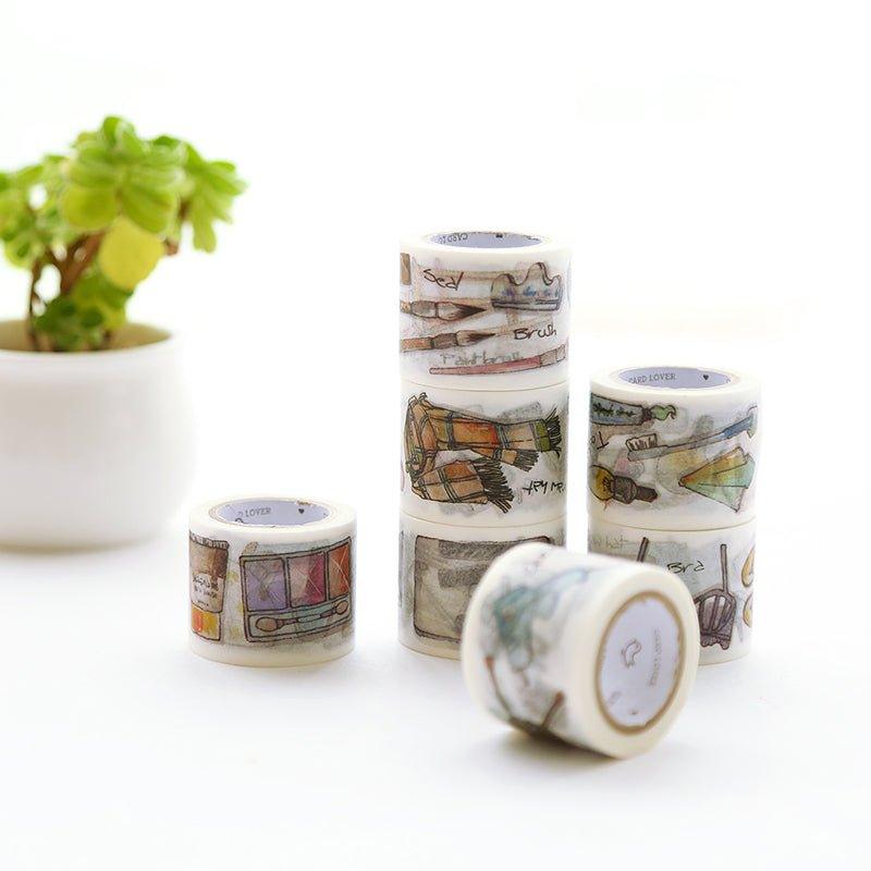 Fetish washi tape Hand account illustration decorative tape NP-H7TAY-006 - CHL-STORE 