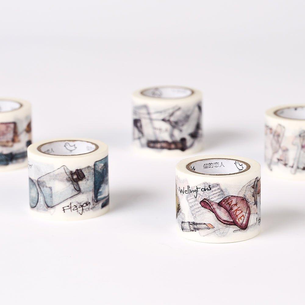 Fetish washi tape Hand account illustration decorative tape NP-H7TAY-006 - CHL-STORE 