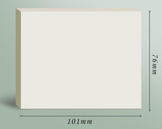 Fir orange grid ins transparent waterproof PET notes transparent notes waterproof notes - CHL-STORE 