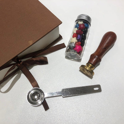 Fire Paint Seal Set Fire Paint Wax Star Modeling Wax Particles Wax Seal DIY Handmade Gift Box Set - CHL-STORE 