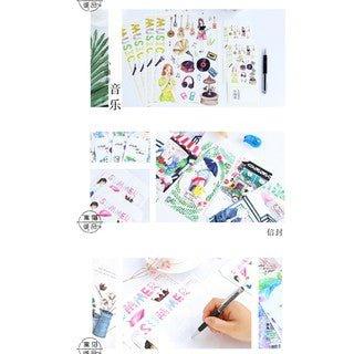 Flowers Plants Envelopes Set Eternal Flowers 2 Envelopes 4 Stationery Illustrated Envelope NP-H7TAY-315 - CHL-STORE 