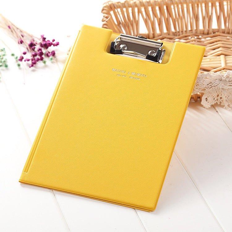 Folder Archive Document Label Candy Color A5 A4 Backing Holder Metal Storage Student Office School Stationery NP-070042 NP-070043 - CHL-STORE 