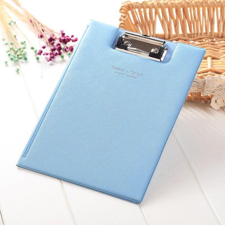 Folder Archive Document Label Candy Color A5 A4 Backing Holder Metal Storage Student Office School Stationery NP-070042 NP-070043 - CHL-STORE 