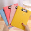 Folder Archive Document Label Candy Color A5 A4 Backing Holder Metal Storage Student Office School Stationery NP-070042 NP-070043 - CHL-STORE 