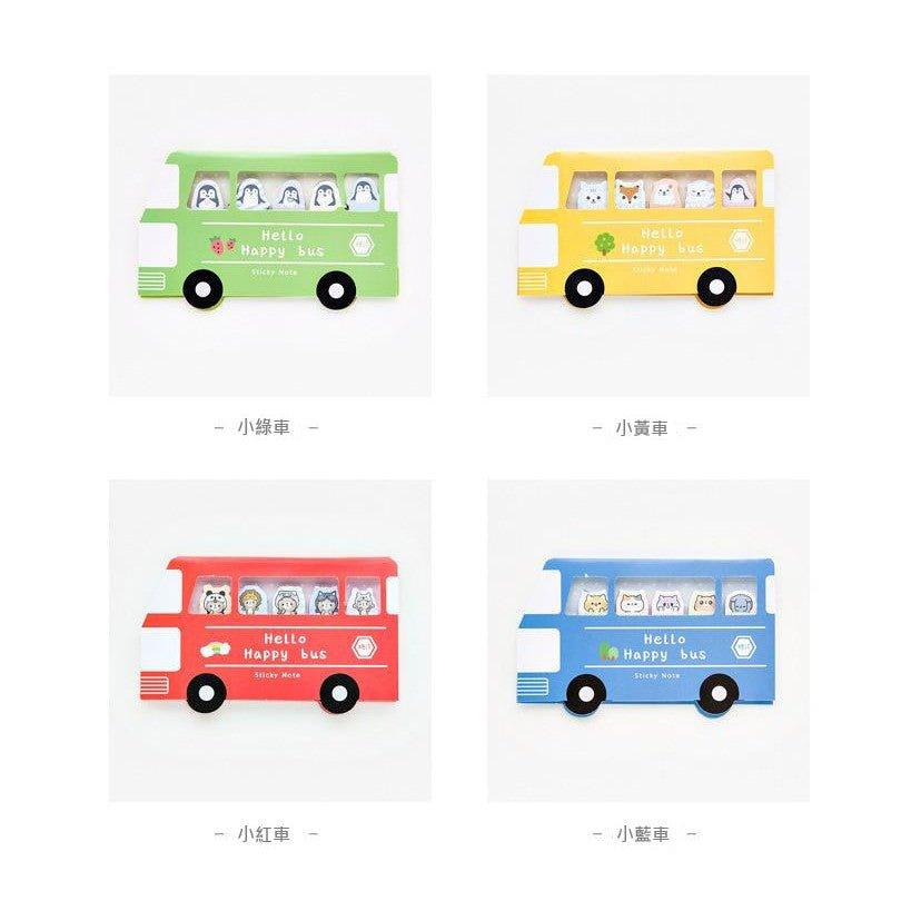 Forest BUS Series Cute Animal Category Notes Long Label Sticker MEMO Notes NP-H7TGI-026 - CHL-STORE 