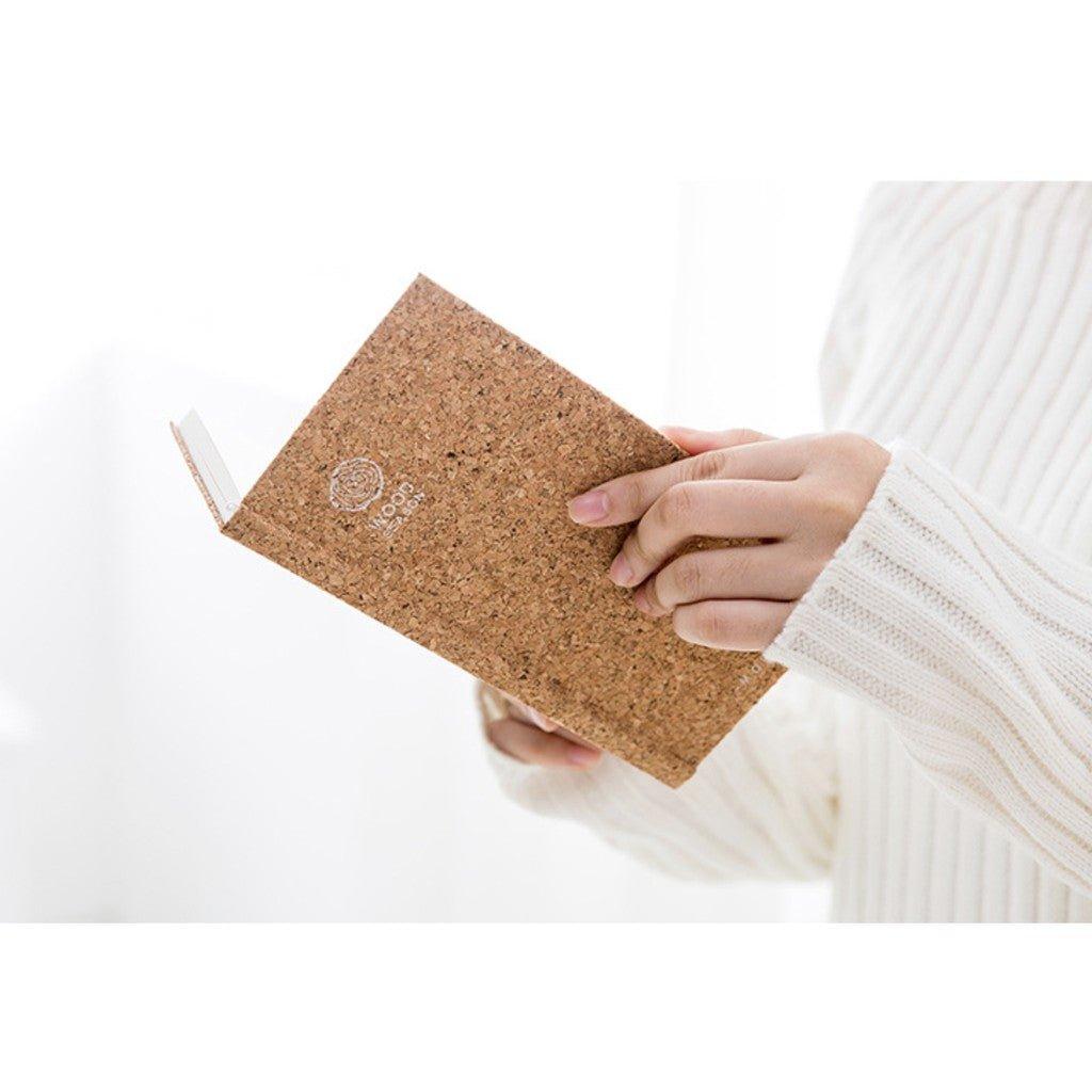 Forest Cork Simple Natural Environmental Friendly Modeling Handbook Notebook NP-H7TOI-302 - CHL-STORE 