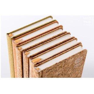 Forest Cork Simple Natural Environmental Friendly Modeling Handbook Notebook NP-H7TOI-302 - CHL-STORE 