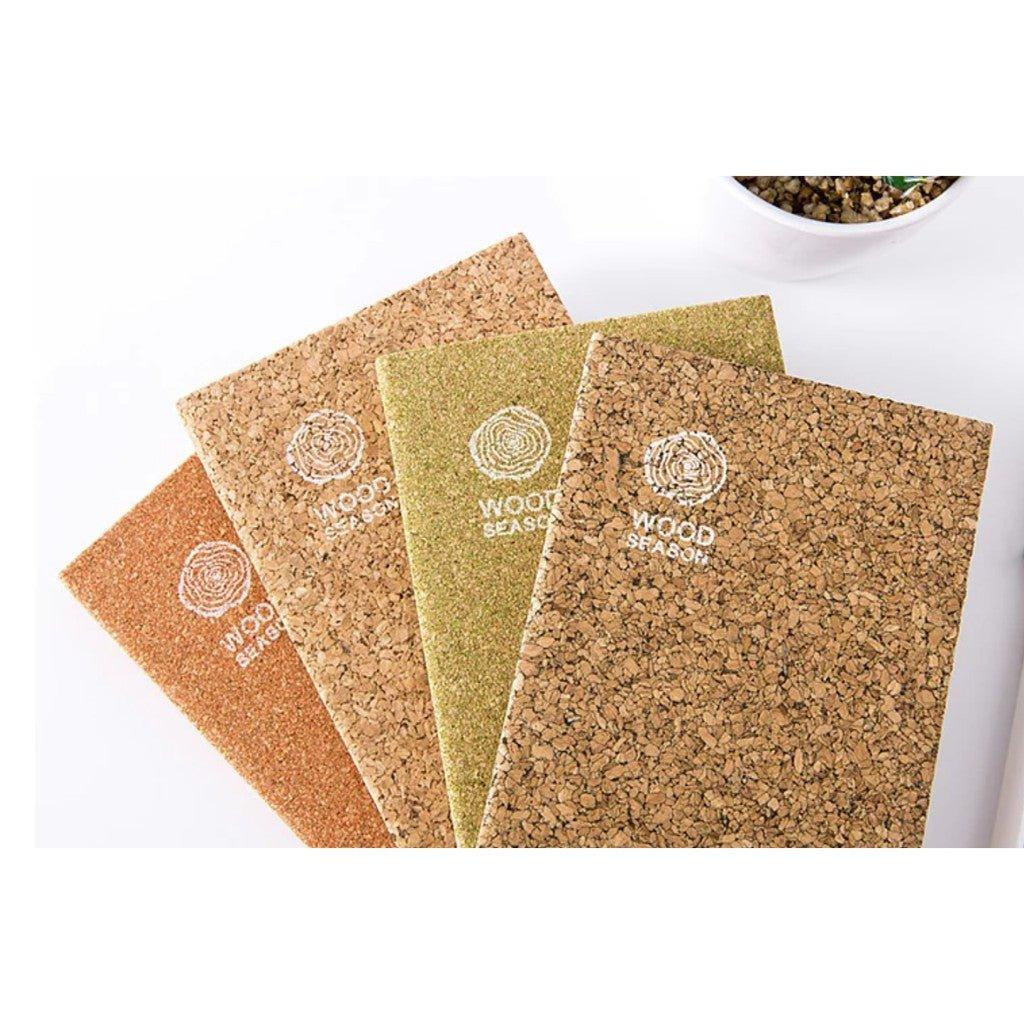 Forest Cork Simple Natural Environmental Friendly Modeling Handbook Notebook NP-H7TOI-302 - CHL-STORE 