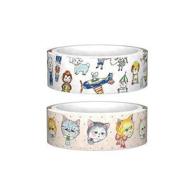 GAKKEN AR030 Franche lippee paper tape TOY cat flat face cat 15*7MM - CHL-STORE 