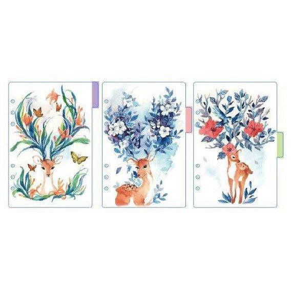 Gap Year Hand-painted Bucks Shape Colored Deer Inner Pages Separation Pages A6 A5 Layered Pages NP-H7TAY-917 - CHL-STORE 
