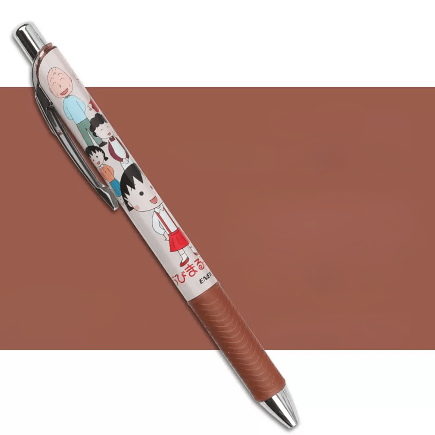 Gel pen Chibi Maruko ballpoint pen ENTEL ENERGEL 0.5MM new black ink gel pen Japan cartoon character stationery student office school 4729-649 - CHL-STORE 