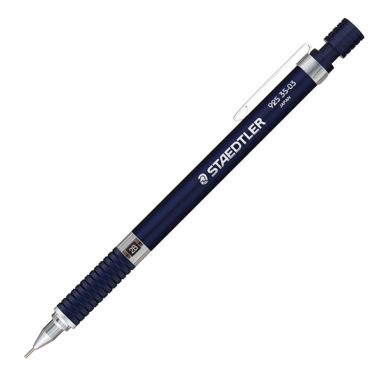 Germany STAEDTLER 925 Series 2.0mm 0.3mm Drawing Pencil Mechanical Pencil Advanced Pencil Silver Dark Blue - CHL-STORE 