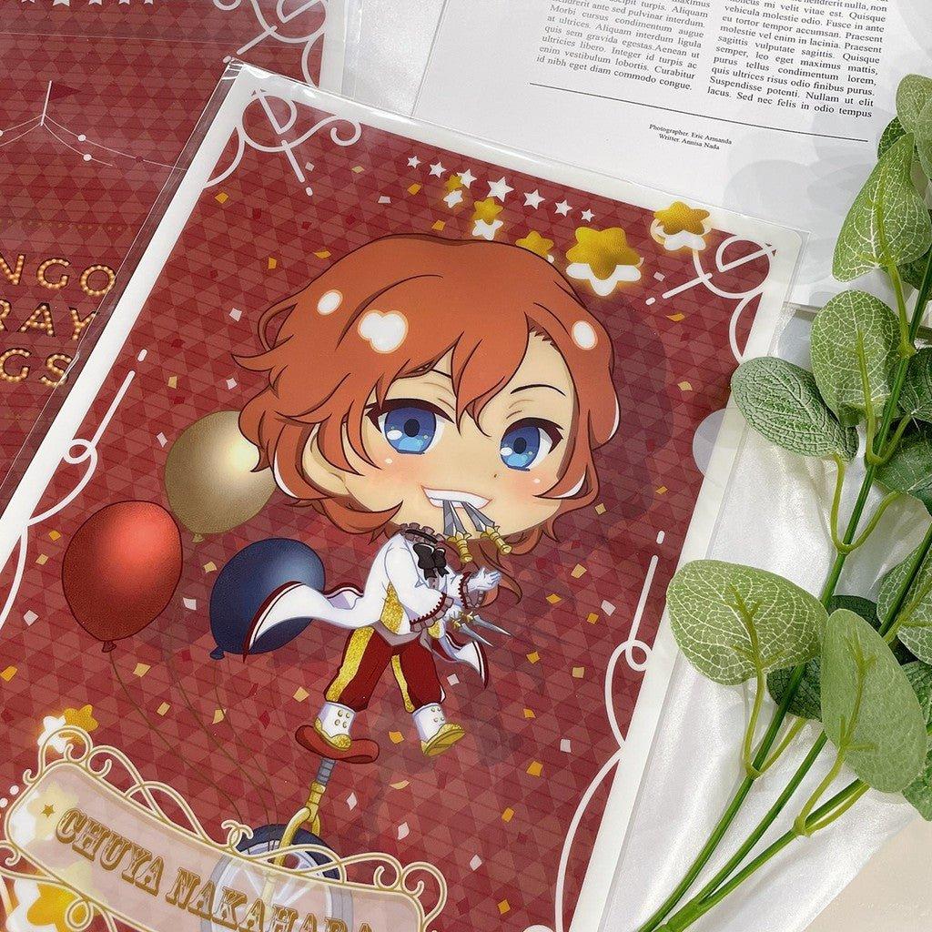 GRANUP 45700777935 Q version full version of the writer Stray Dogs character storage file test paper A4 folder - CHL-STORE 