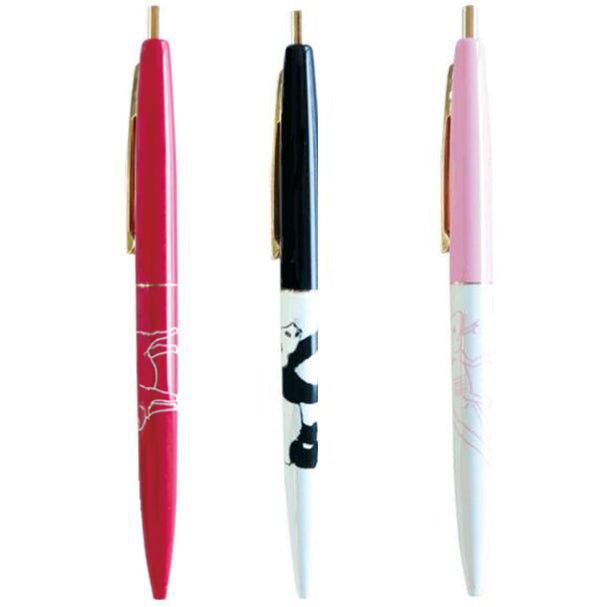 Green Flash x Bic GF-42 Animal Series Retro Ballpoint Pen Retro Ball Pen Animal 0.7mm Red Pink - CHL-STORE 