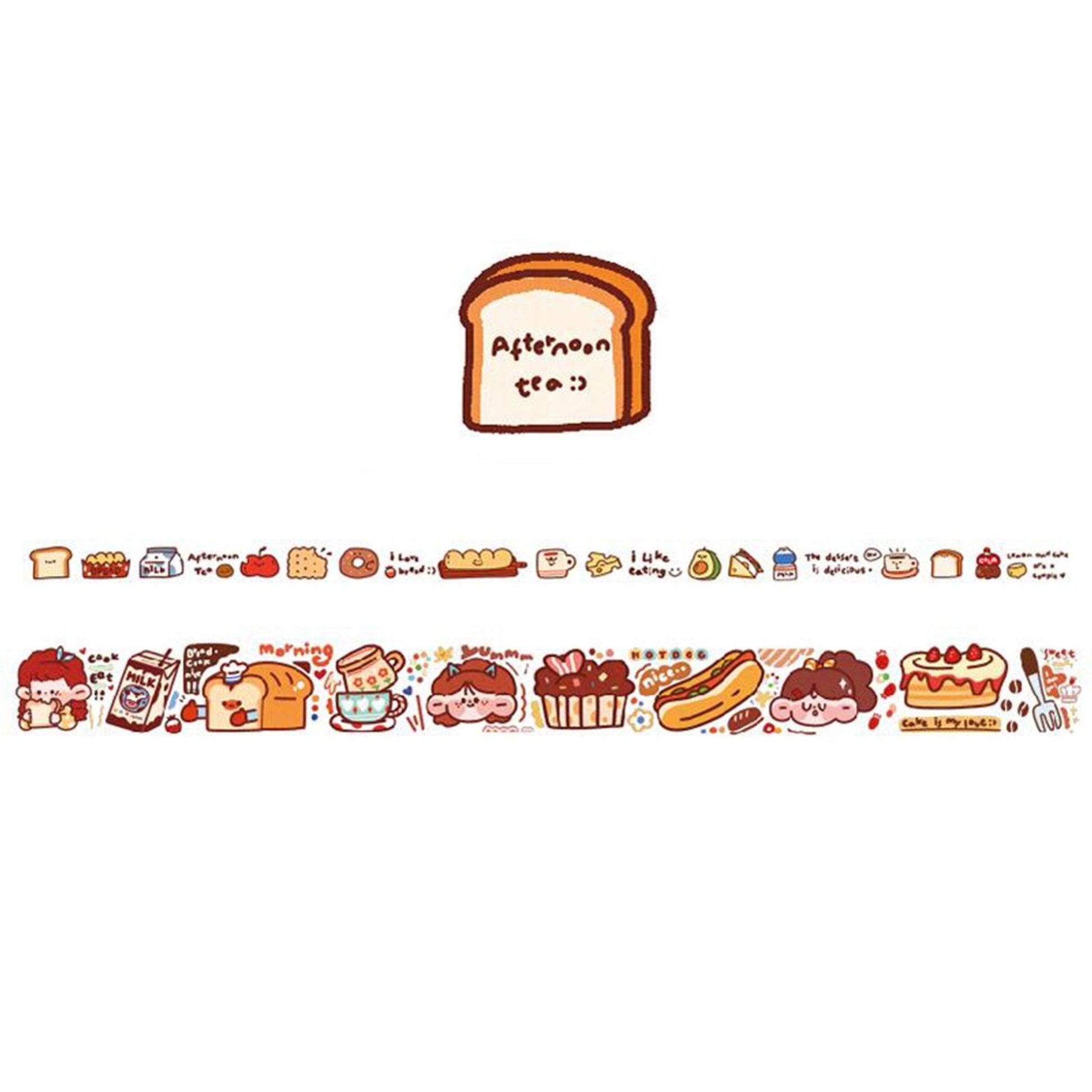 Happy Power Sauce Illustration Pocket Paper Tape NP-H7TAY-0346 - CHL-STORE 