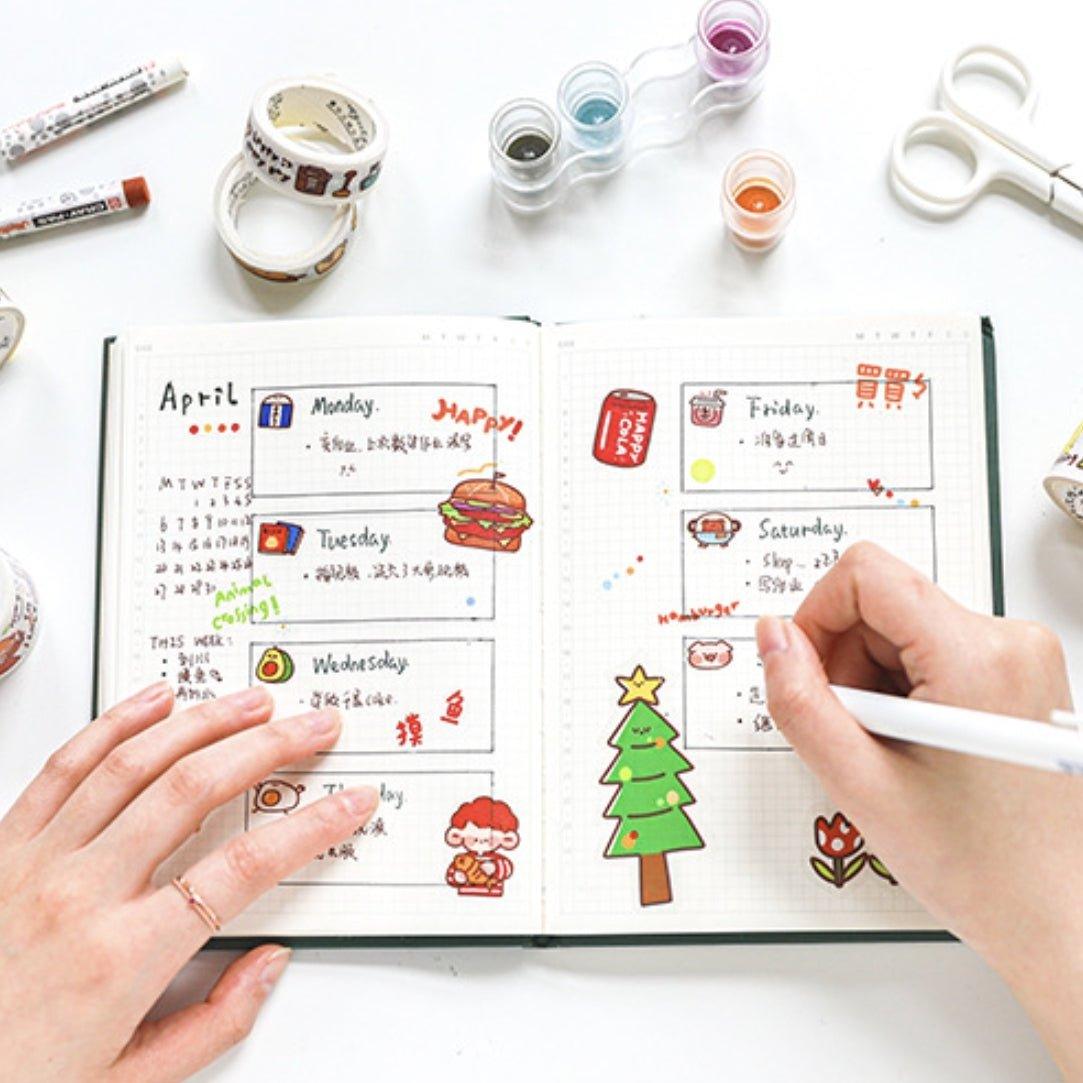 Happy Power Sauce Illustration Pocket Paper Tape NP-H7TAY-0346 - CHL-STORE 