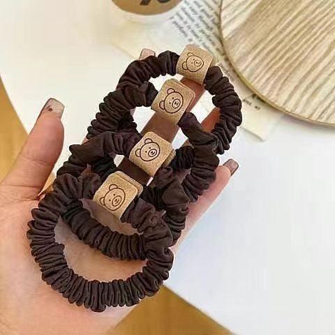 High Elastic Cute Bear Hair Ring AC-010007 - CHL-STORE 