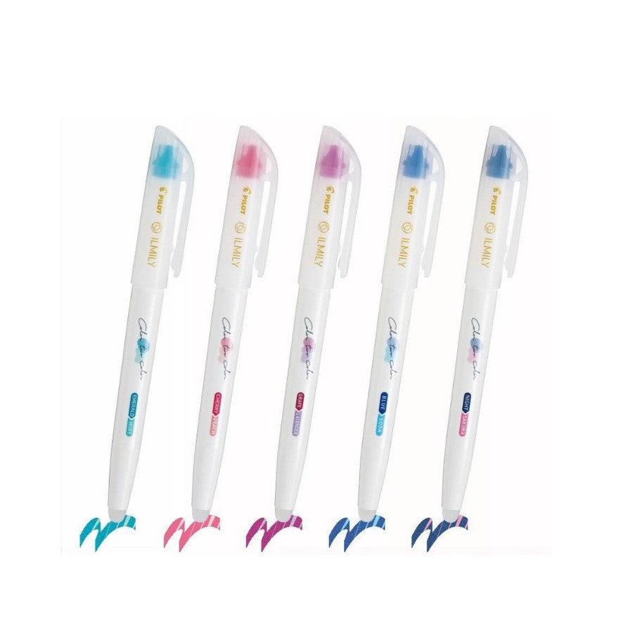Highlighter Color Changing PILOT ILMILY COLOR TWO COLOR New Arrival Multicolor Friction Disappearing Student Girls Creativity School Office Stationery Art SIL-15SL - CHL-STORE 
