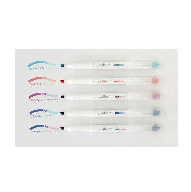Highlighter Color Changing PILOT ILMILY COLOR TWO COLOR New Arrival Multicolor Friction Disappearing Student Girls Creativity School Office Stationery Art SIL-15SL - CHL-STORE 