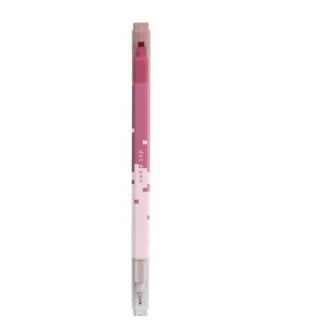 Highlighter Sun-star dot e pen Water-based Four Corners 2 Brushes Marker Painting Marker Art Supplies Stationery Creativity Art Student Office Girls 4 Color Set S4541 - CHL-STORE 