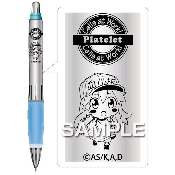 HISAGO x UNI HH169 a. gel Cells at Work! 0.5mm mechanical pencil red blood cells white blood cells T cells platelets shake Mechanical pencil - CHL-STORE 