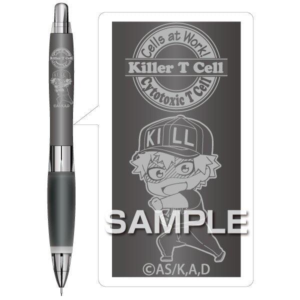 HISAGO x UNI HH169 a. gel Cells at Work! 0.5mm mechanical pencil red blood cells white blood cells T cells platelets shake Mechanical pencil - CHL-STORE 