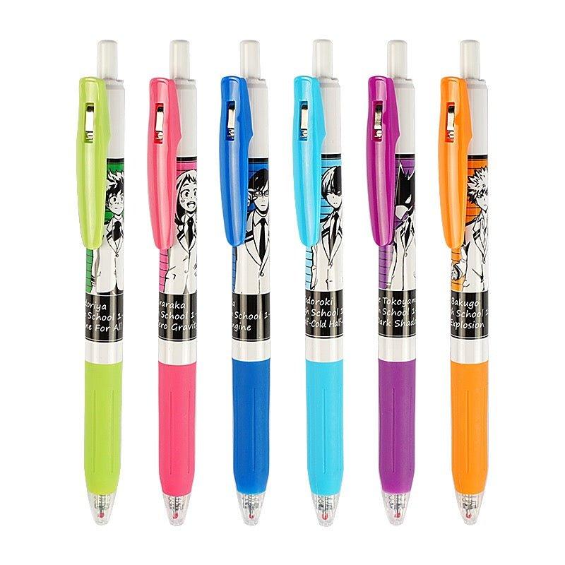 HISAGO x ZEBRA SARASA My Hero Academia Ballpoint Pen 0.5MM Gel Pen Ballpoint Pen Black Ink - CHL-STORE 