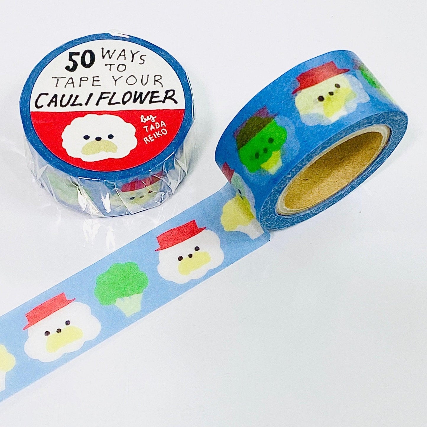 HYOGENSHA cozyca masking tape Reiko Tada popular Japanese illustrator cauliflower decorative paper tape washi tape NO.22-635 - CHL-STORE 