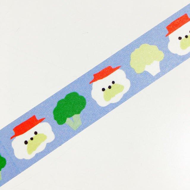 HYOGENSHA cozyca masking tape Reiko Tada popular Japanese illustrator cauliflower decorative paper tape washi tape NO.22-635 - CHL-STORE 