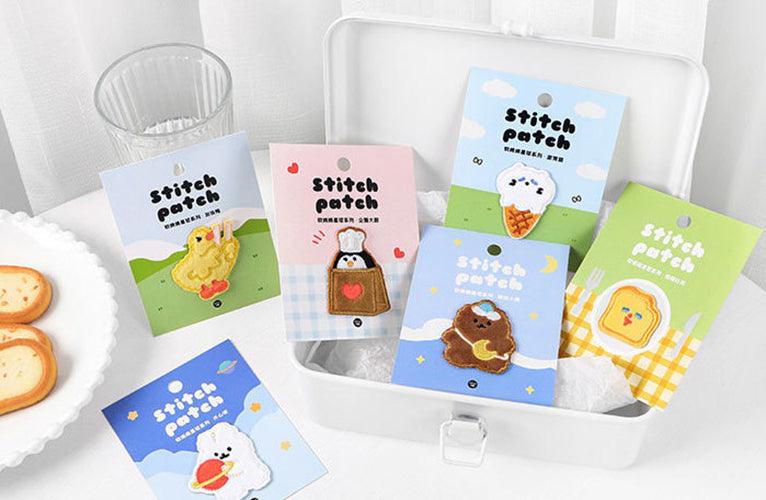 Infeel.Me Cute Soft Planet Collection Fluff Embroidery Stickers NP-000083 - CHL-STORE 