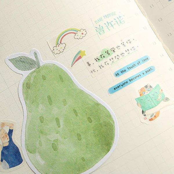 Infeel.me Fruit Basket Series Comments Notes N Times 30 Sheets NP-000168 - CHL-STORE 