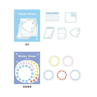 Infeel.Me Original Graffiti Line Decorative Notes Message Paper 30 Sheets NP-H7TAY-0345 - CHL-STORE 