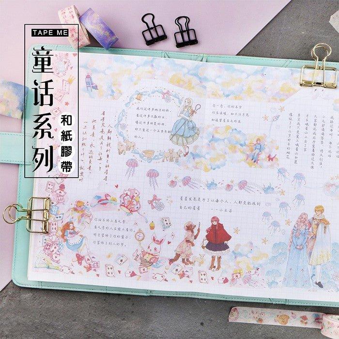 Infeelme Fairy Tale Fantasy Story Characters Animals Decorative Hand Book Decorative Tape Paper Tape NP-H7TGI-027 - CHL-STORE 