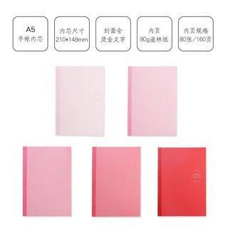 Infeelme Pink Girl Dream Simple A5 Notebook Handbook Refill Page NP-H7TAY-317 - CHL-STORE 