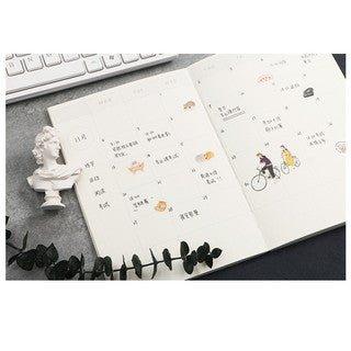 Infeelme Pink Girl Dream Simple A5 Notebook Handbook Refill Page NP-H7TAY-317 - CHL-STORE 