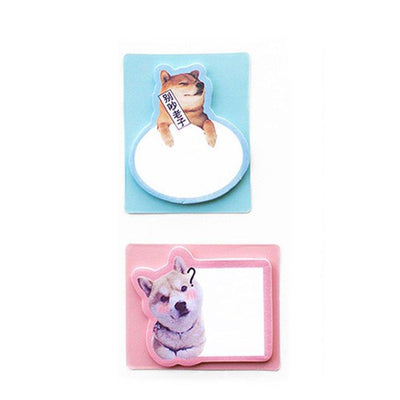Internet Celebrity Super Cute Pink Color Shiba Inu Dialog Box Message Paper Note Sticky Notes NP-H0TQI-006 - CHL-STORE 