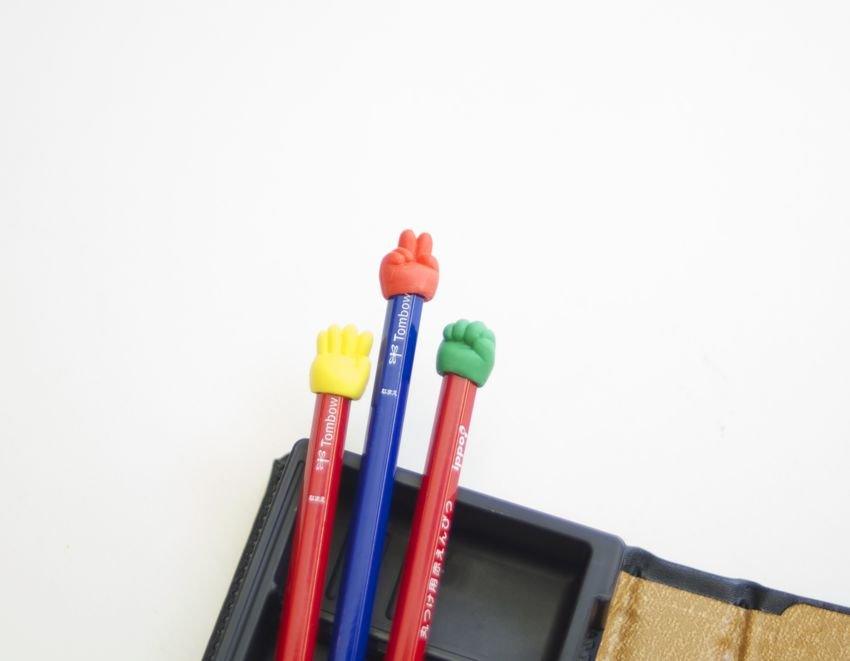 IWAKO ER-951090 Pencil Case Modeling Dinosaur Orangutan Apple Strawberry Guessing Dolphin Eraser 3pcs - CHL-STORE 