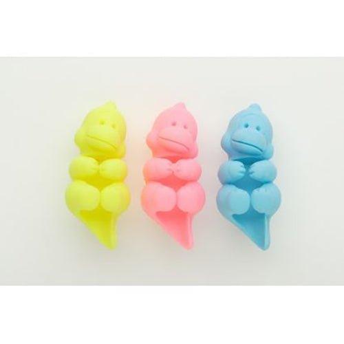 IWAKO ER-951090 Pencil Case Modeling Dinosaur Orangutan Apple Strawberry Guessing Dolphin Eraser 3pcs - CHL-STORE 