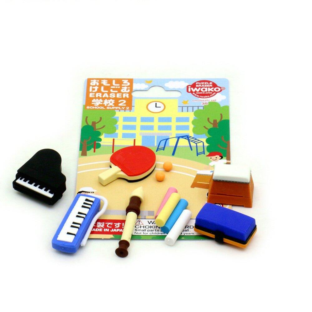 IWAKO ER-BRI039 non-toxic creative modeling eraser eraser wipe cloth musical instrument group - CHL-STORE 