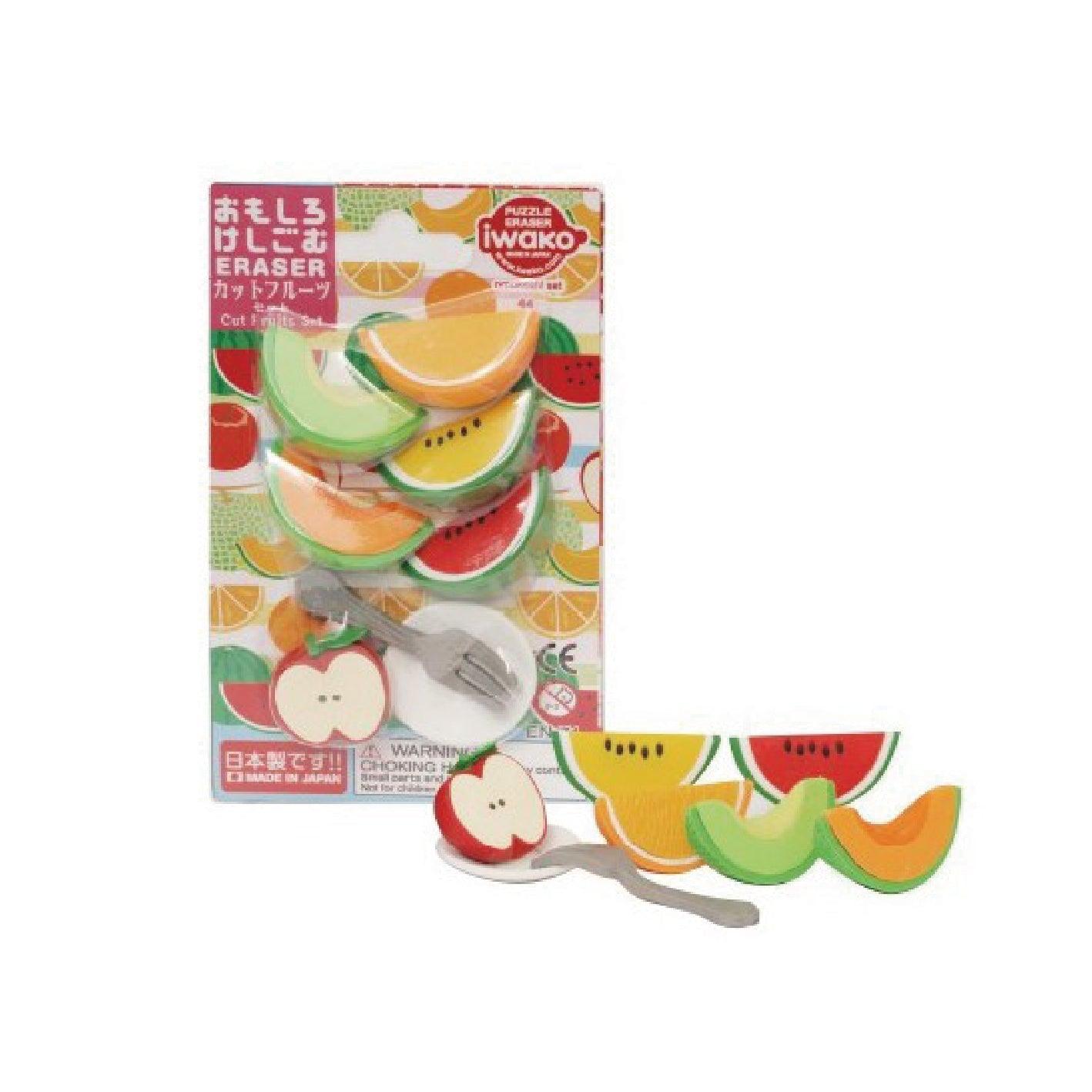 IWAKO ER-BRI049 Modeling Eraser Sliced Fruit Group Non-toxic Environmental Protection Fun Eraser - CHL-STORE 