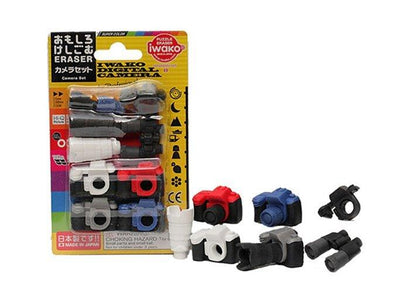 IWAKO ER-BRI054 interesting creative modeling monocular telescope camera set eraser wiper set - CHL-STORE 