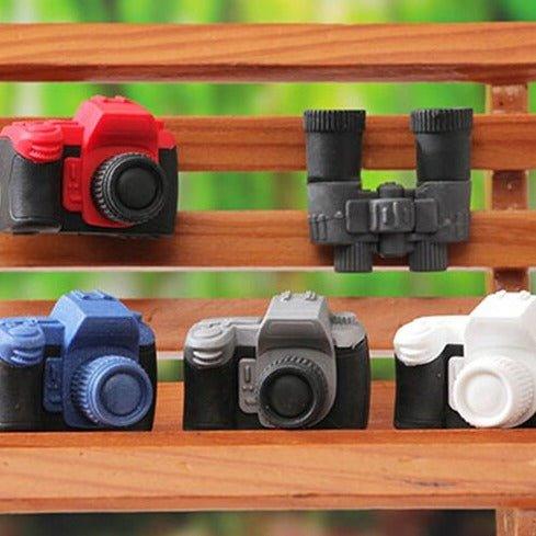 IWAKO ER-CAM001 Simulation Camera Monocular Lens Spectacles Combination Eraser - CHL-STORE 