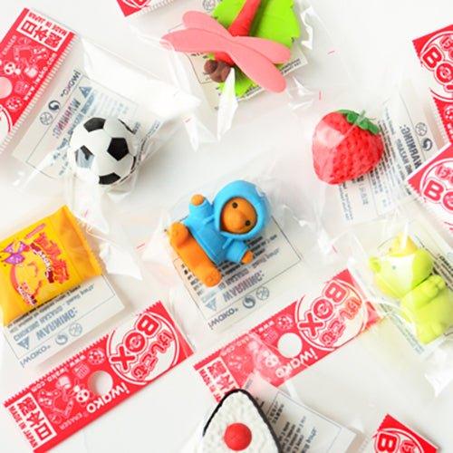 IWAKO ERBBOX001-1 Cute Safety Non-toxic Modeling Food Animal Eraser Single Entry (Random Shipment) - CHL-STORE 