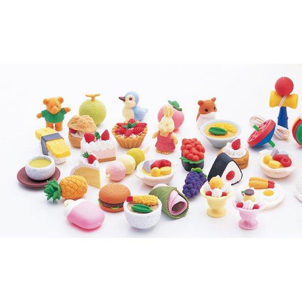 IWAKO ERBBOX001-1 Cute Safety Non-toxic Modeling Food Animal Eraser Single Entry (Random Shipment) - CHL-STORE 