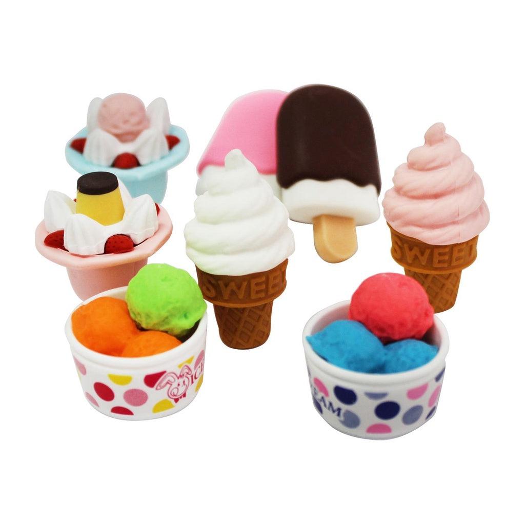 IWAKO Fun Eco-Friendly Ice Sundae Wipe Single Entry Random - CHL-STORE 