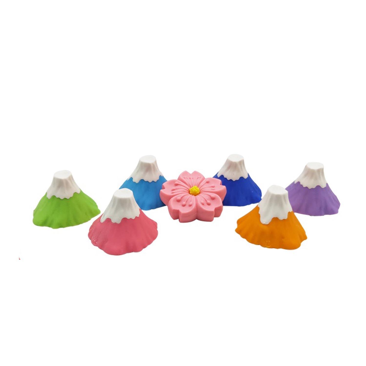 IWAKO Japan ER-FUJ003 Mount Fuji Cherry Blossom Series Environmentally Friendly Non-toxic Eraser Single Random Shipment - CHL-STORE 