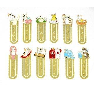 japan cat family everyday cat metal cutout bookmark NP-HEZQI-502 - CHL-STORE 