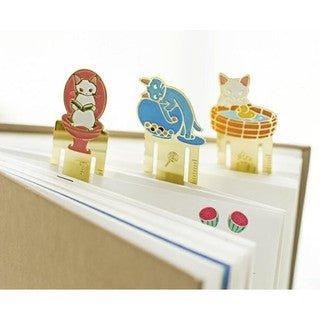 japan cat family everyday cat metal cutout bookmark NP-HEZQI-502 - CHL-STORE 